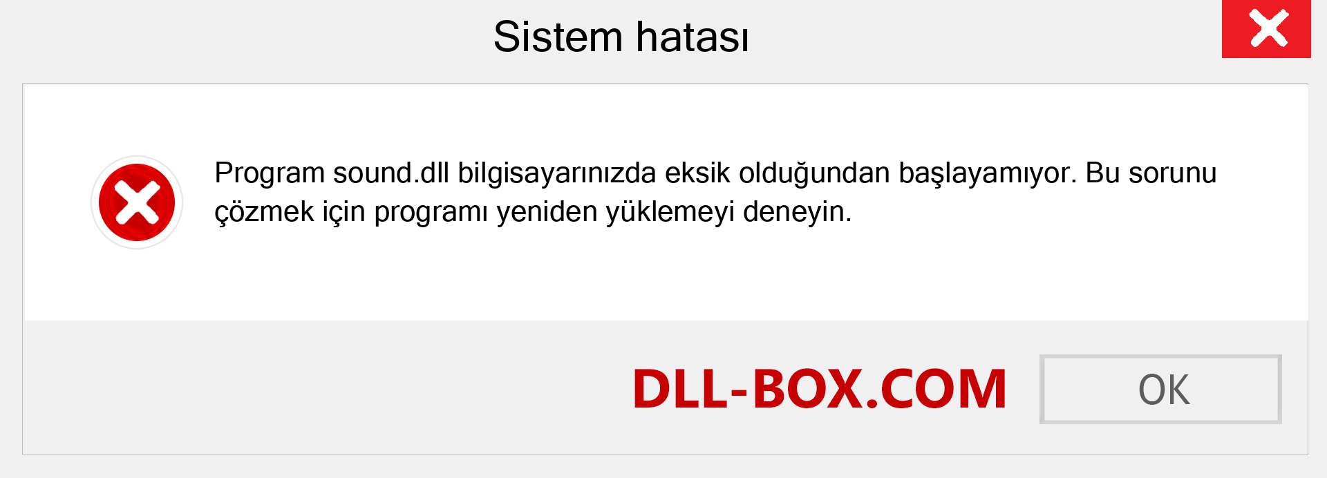 sound.dll dosyası eksik mi? Windows 7, 8, 10 için İndirin - Windows'ta sound dll Eksik Hatasını Düzeltin, fotoğraflar, resimler